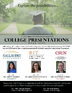 gallaudet university presentation for csd 10th 12th graders