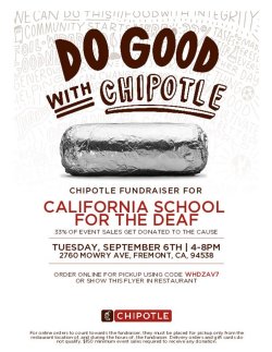 Chipotle flyer