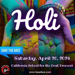 Miniature Holi flyer